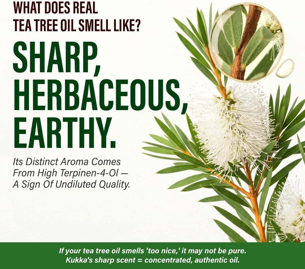 KUKKA Pure Tea Tree Essential Oil, 4 Fl Oz - Close-up