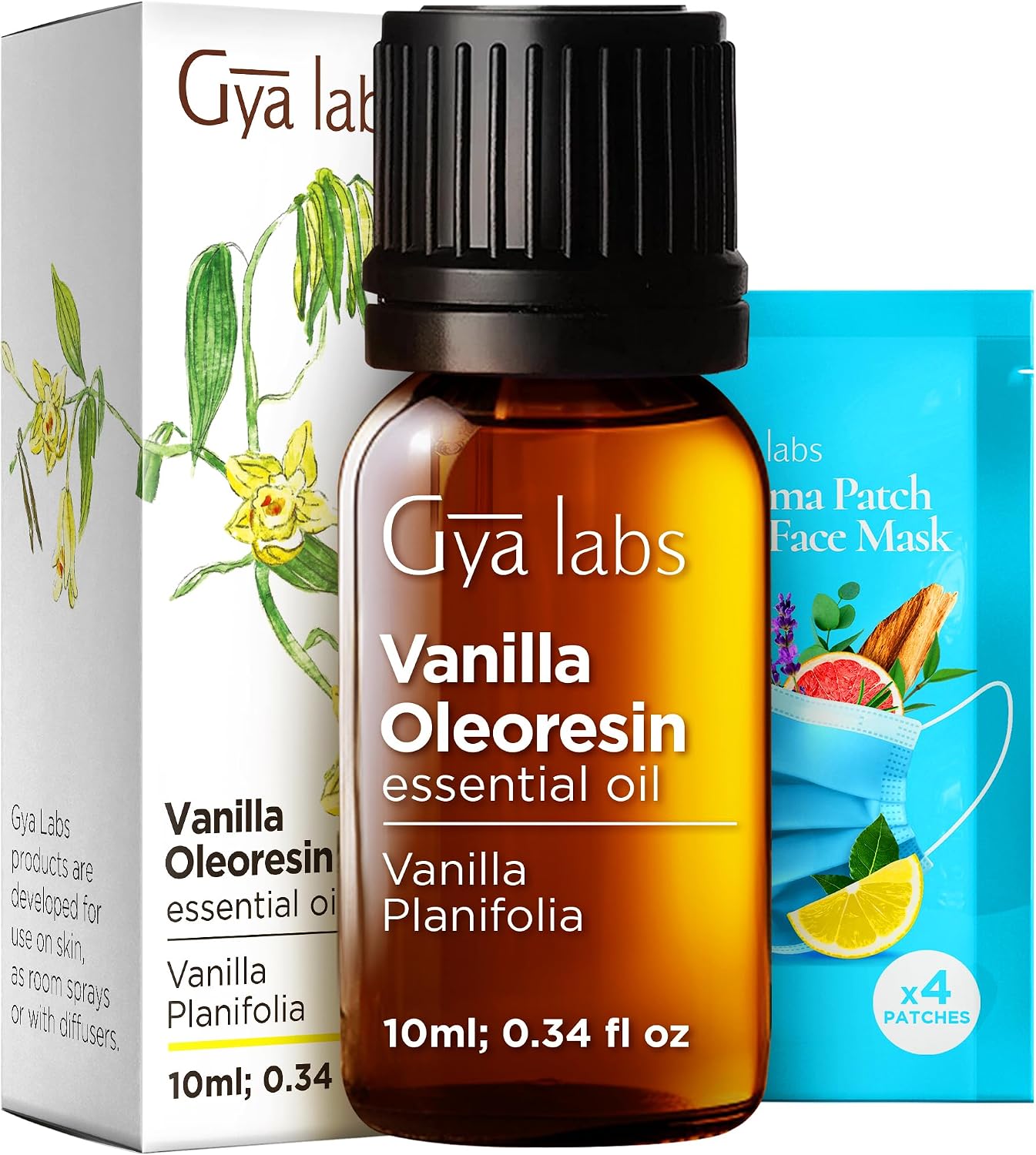 Pure Vanilla Essential Oil, 0.34 Fl Oz