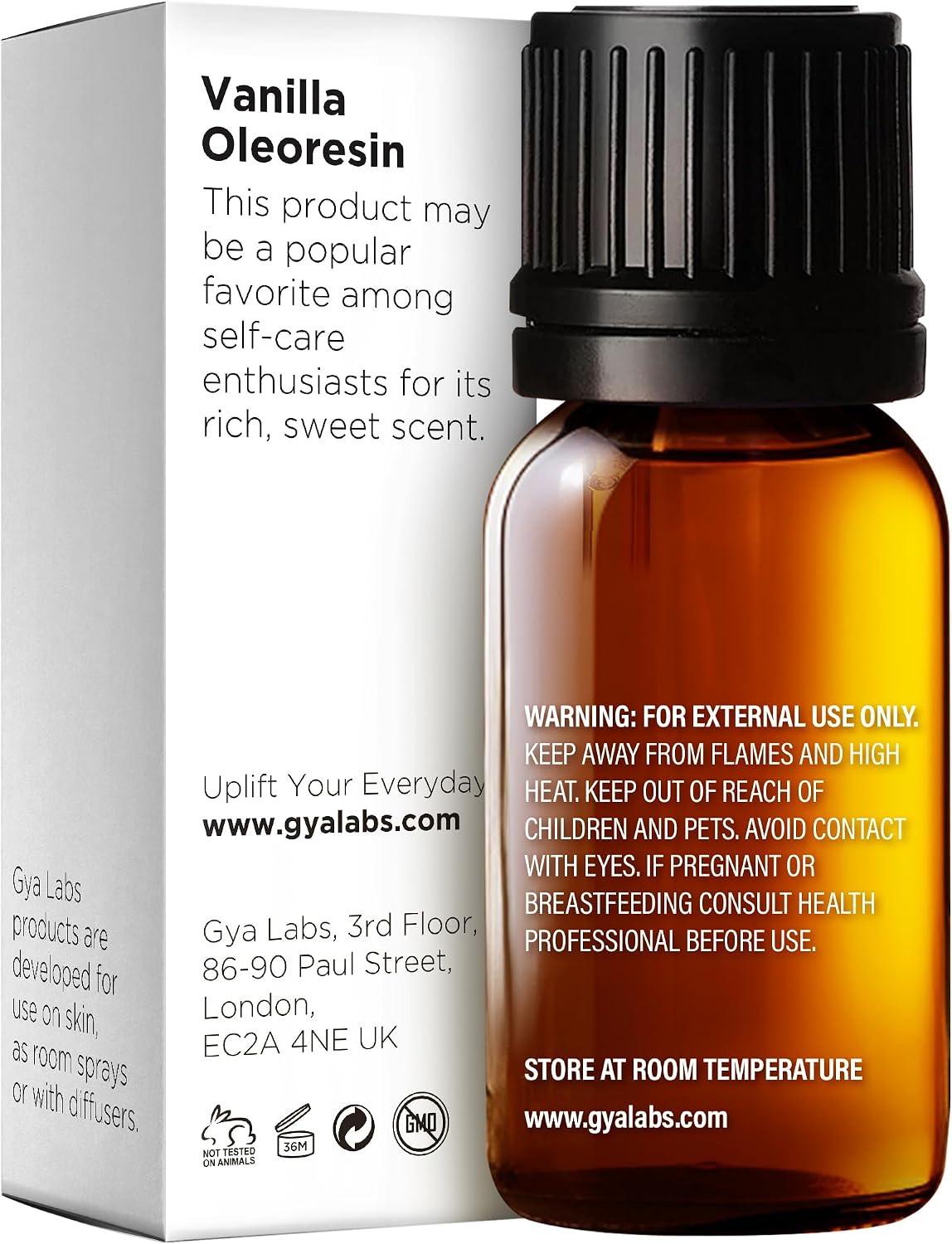 Pure Vanilla Essential Oil, 0.34 Fl Oz - Detail view