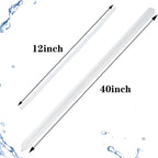 100 Pcs Clear 260 Latex Twisting Balloons - Size reference