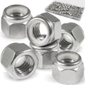 Vifmy 110 Pk 1/4-20 Stainless Lock Nuts