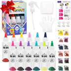 12 Color Tie Dye Kit, Pre-Filled Bottles