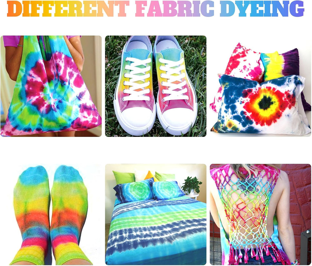 12 Color Tie Dye Kit, Pre-Filled Bottles - Close-up