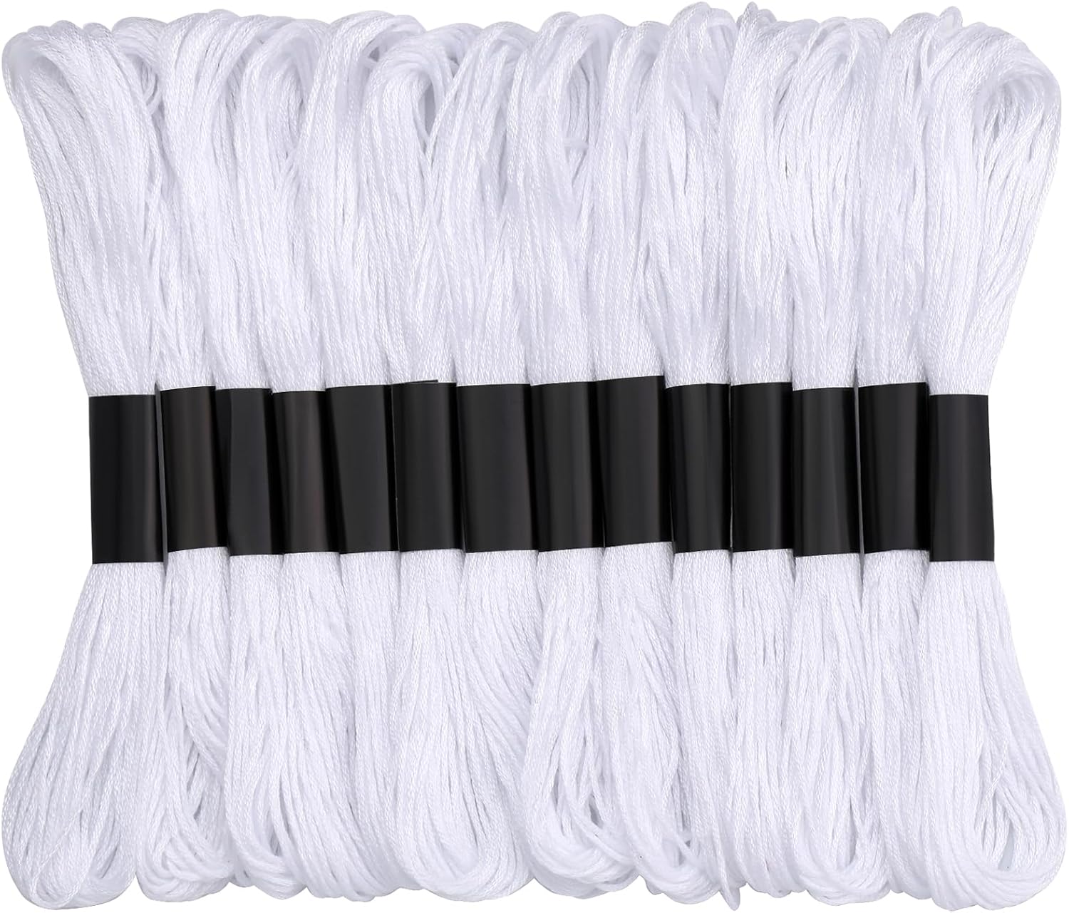 14 Skeins White Embroidery Floss Thread