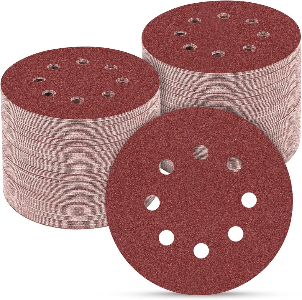 POTUINOM 165 Pc 5 In Sanding Discs, 40-600 Grit