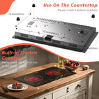 2 Burner 110V Electric Cooktop, 24 Inch - Packaging