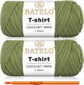 T-Shirt Yarn Crochet Yarn 2 Pack 400g Avocado Green