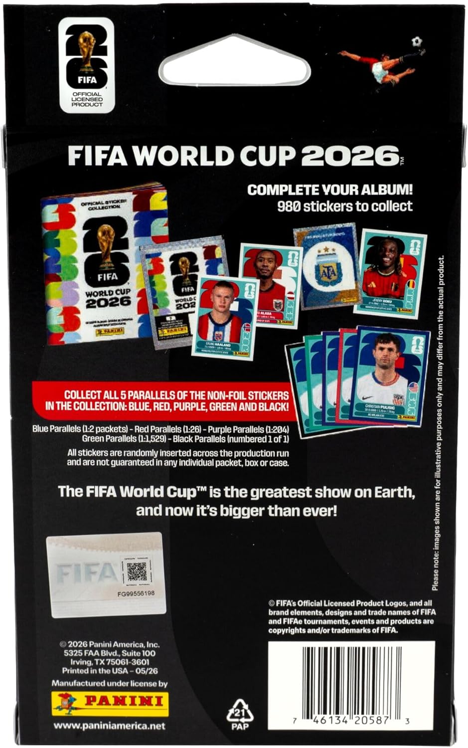 2026 Panini FIFA World Cup Soccer Hanger Box - Alternate angle