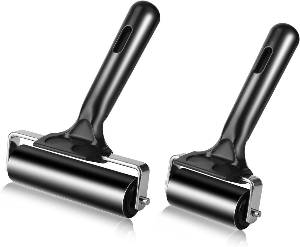 HRLORKC Hard Rubber Brayer Rollers 2 Pcs