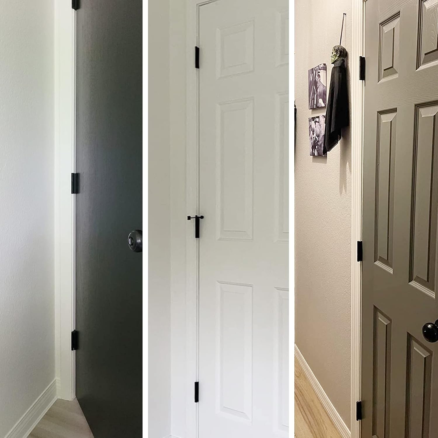 30 Pack Matte Black Door Hinges 3.5 Inch - Additional view