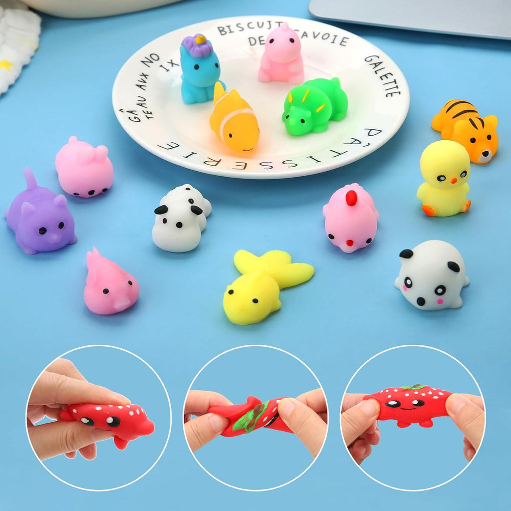 Mantyplay 30 Pack Squishy Toys for Kids - Size reference