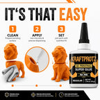 KRAFTPROTZ 3D Printer Super Glue 1.76 oz - Alternate angle