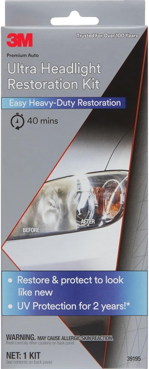 3M Ultra Headlight Restoration Kit - Detail view