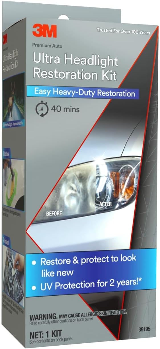 3M Ultra Headlight Restoration Kit - Alternate angle
