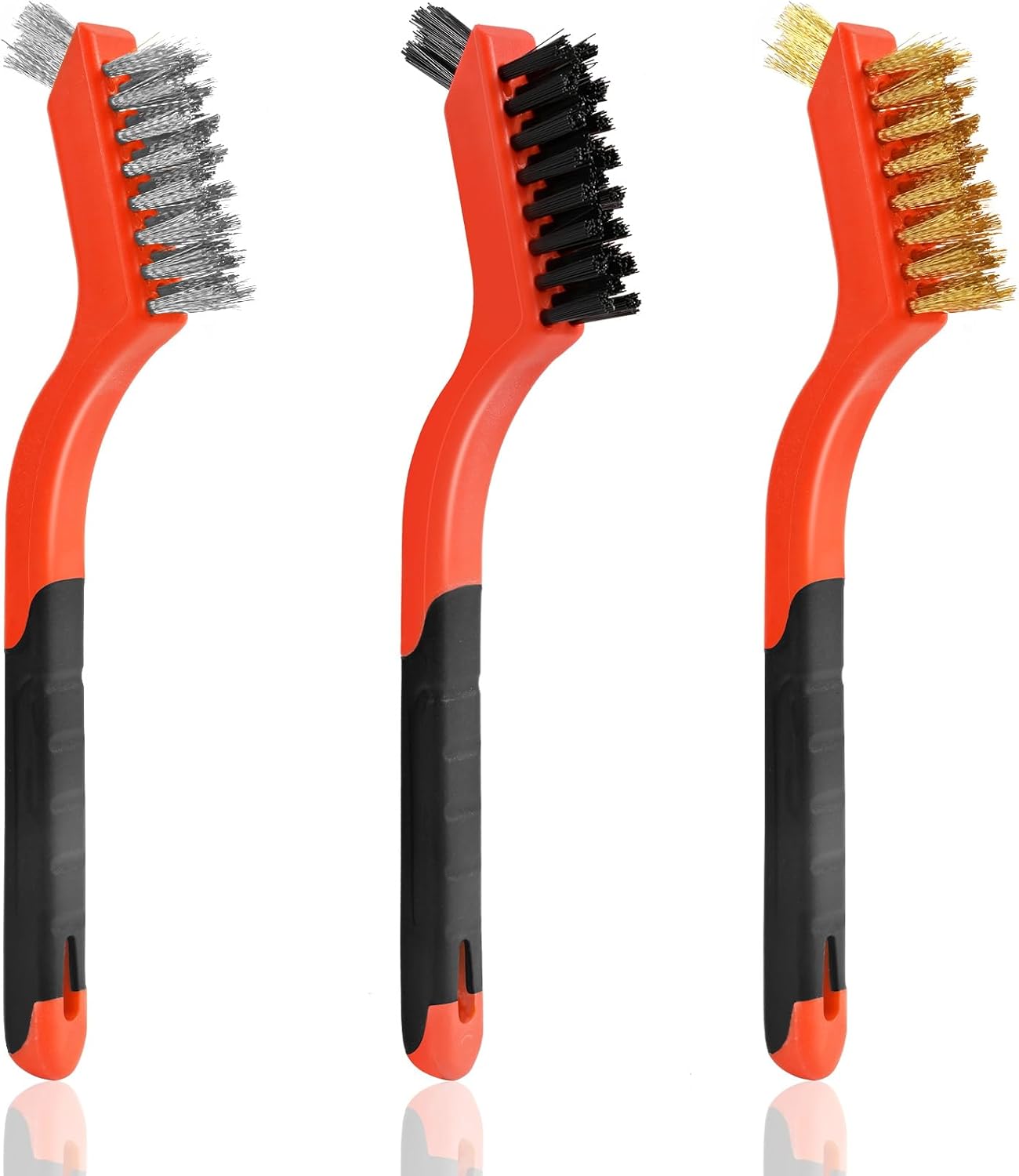IEGREMAR 3 Pc Wire Brush Set
