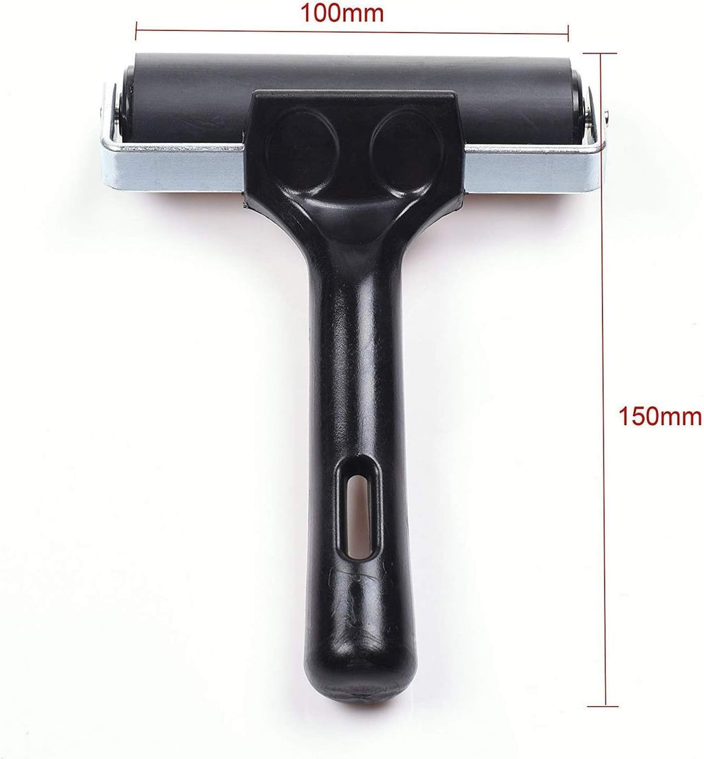 AKIRO 4 Inch Rubber Brayer Roller - Detail view