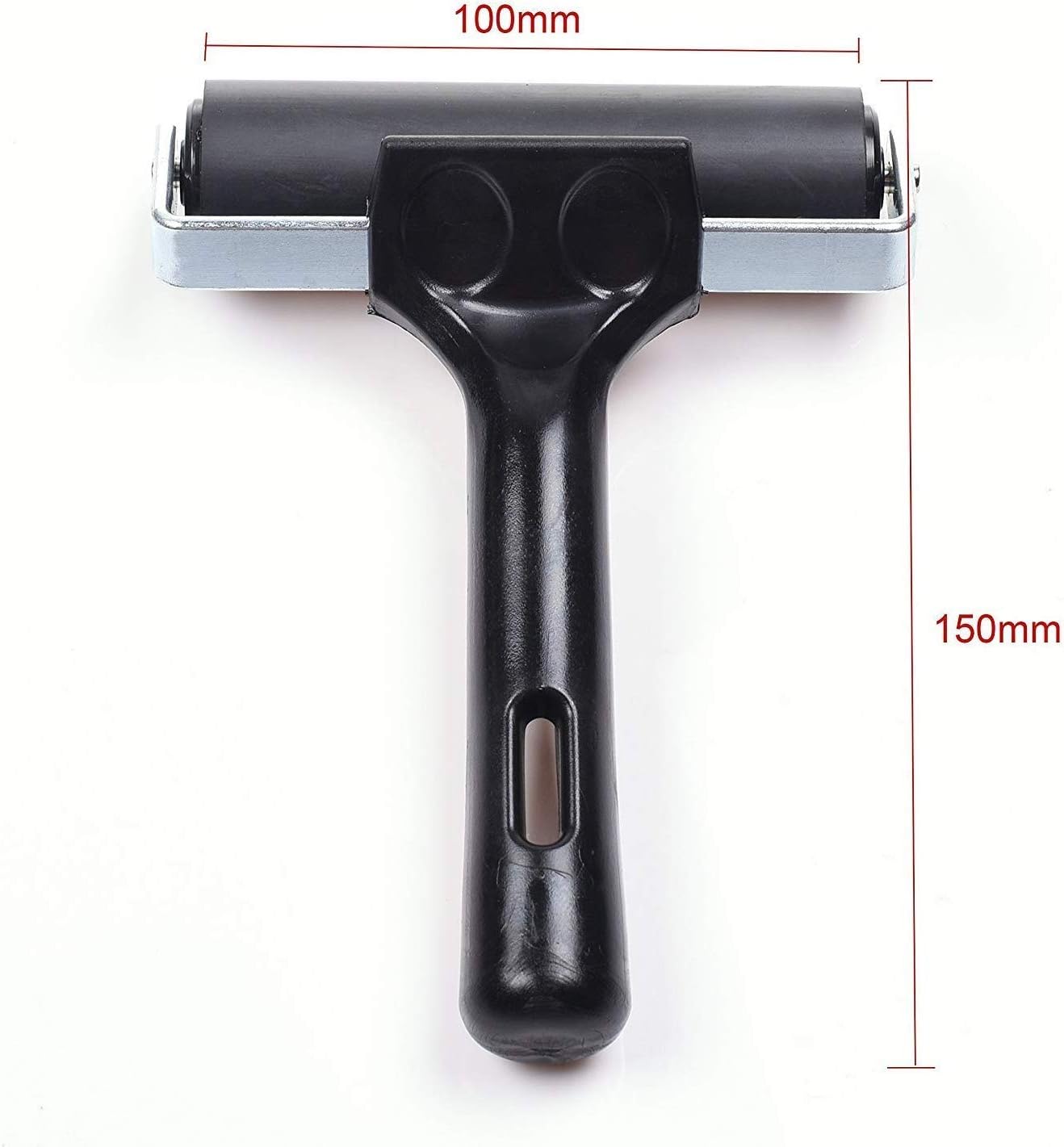 AKIRO 4 Inch Rubber Brayer Roller - Detail view