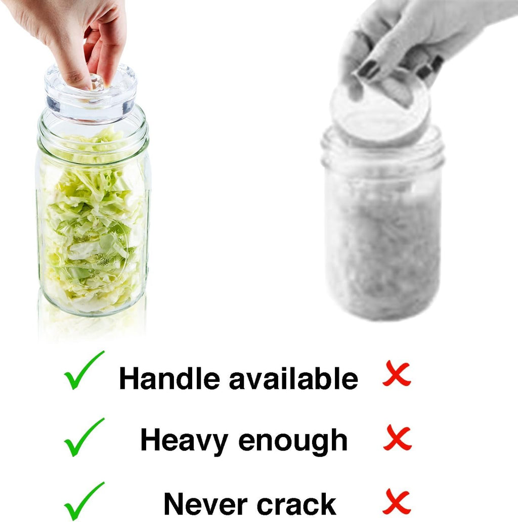 4 Pack Fermentation Glass Weights - Size reference