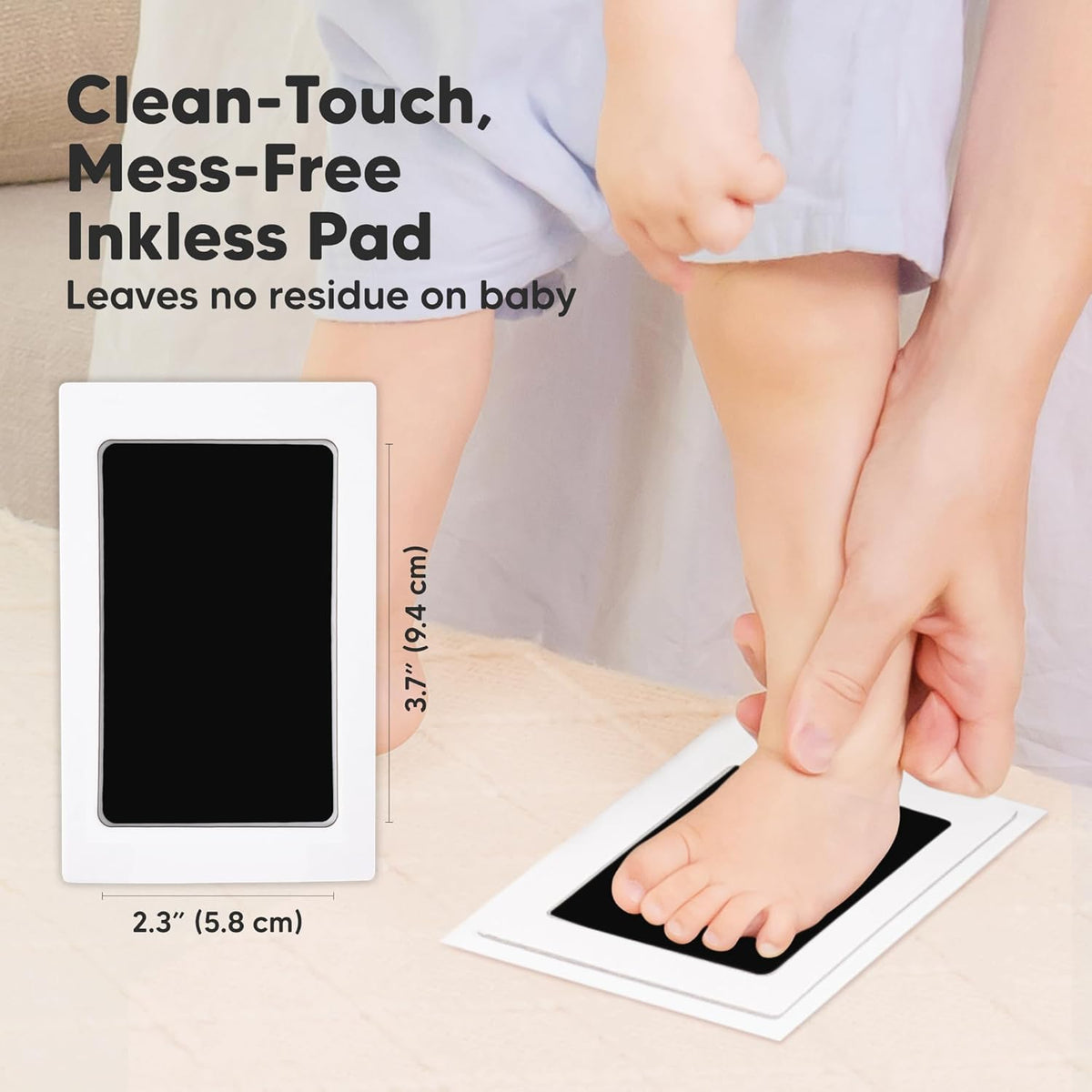 Inkless Baby Hand and Footprint Kit - Detail view