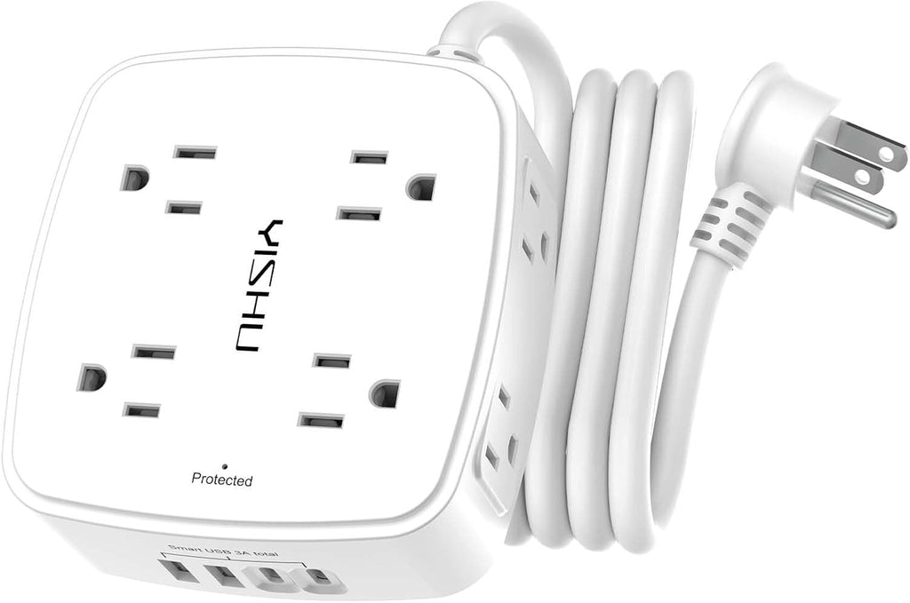 YISHU 8-Outlet Surge Protector Power Strip