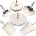Tworider 6 Pc Buffing Wheel Set for Drill