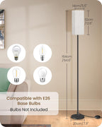 64.6 Inch Modern Standing Floor Lamp - Close-up