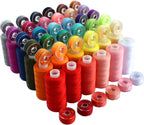 HAGBOU 72 Pc Sewing Thread Set with Bobbins