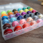 HAGBOU 72 Pc Sewing Thread Set with Bobbins - Packaging