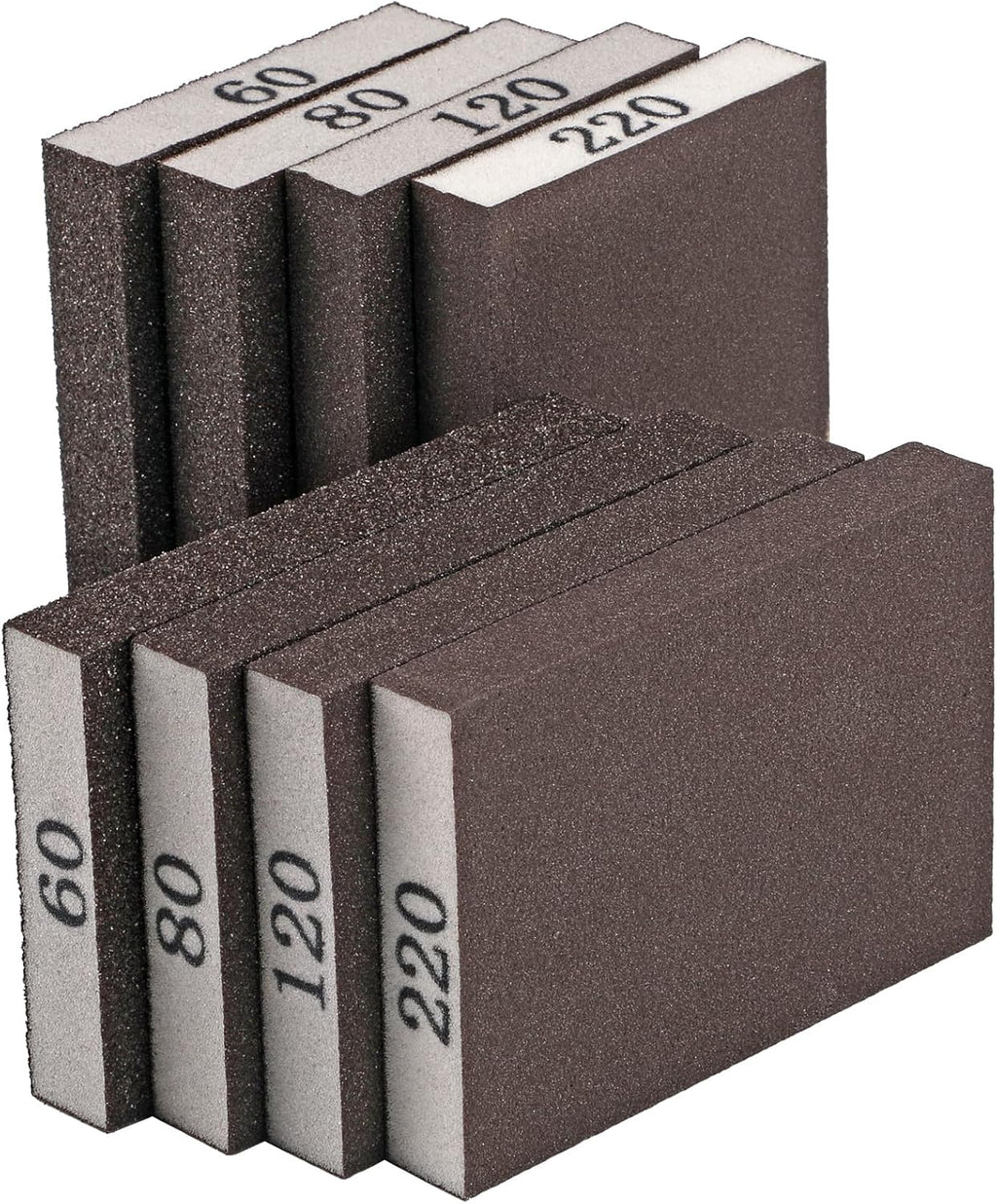 MOWPOG 8 Pack Sanding Sponge Blocks