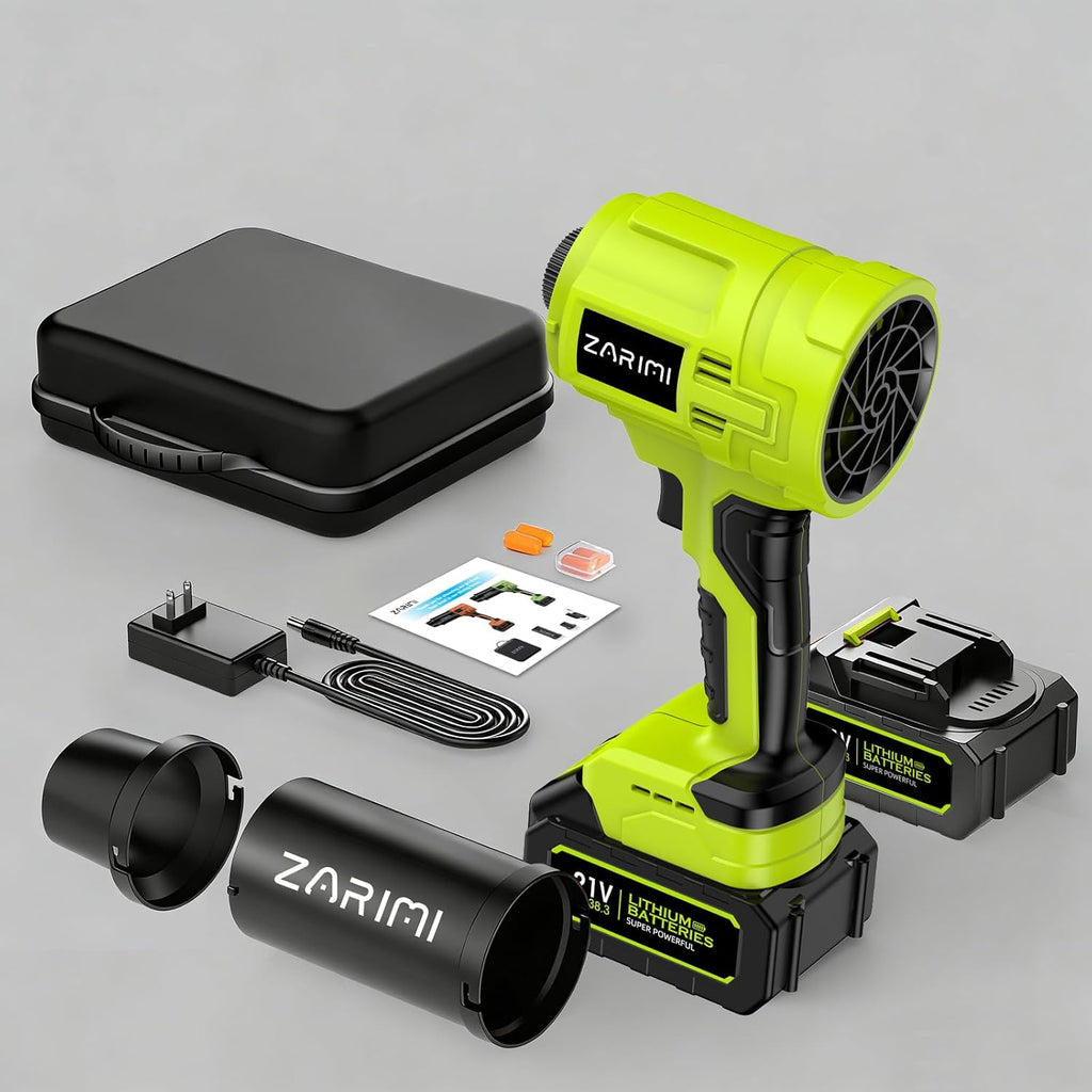 ZARIMI Cordless Handheld Leaf Blower - Packaging