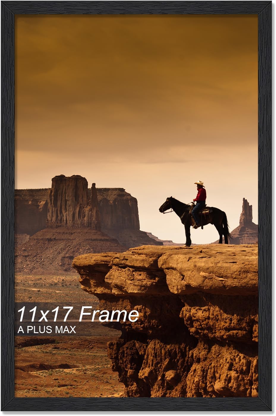 A PLUS MAX 11 x 17 Black Picture Frame