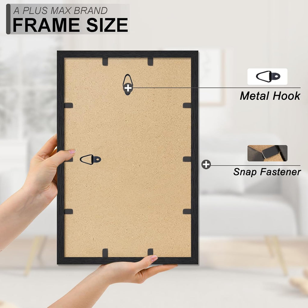 A PLUS MAX 11 x 17 Black Picture Frame - In use