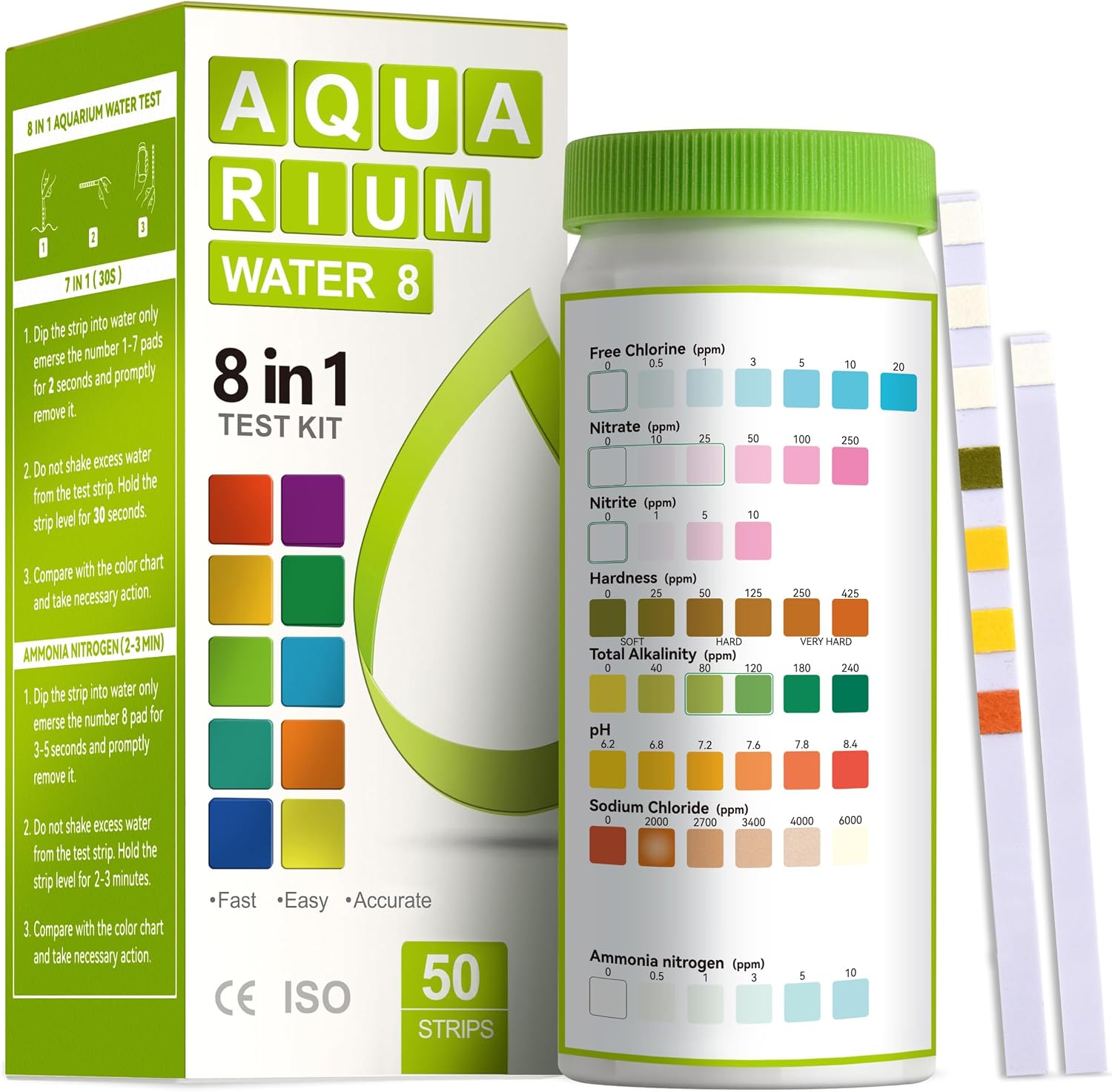AAwipes 8-in-1 Aquarium Water Test Kit