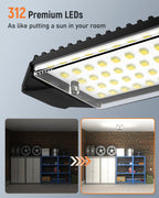 Adiding LED Garage Light 2 Pack, 20000LM - Detail view