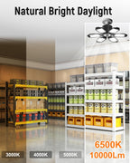 Adiding LED Garage Light 2 Pack, 20000LM - In use