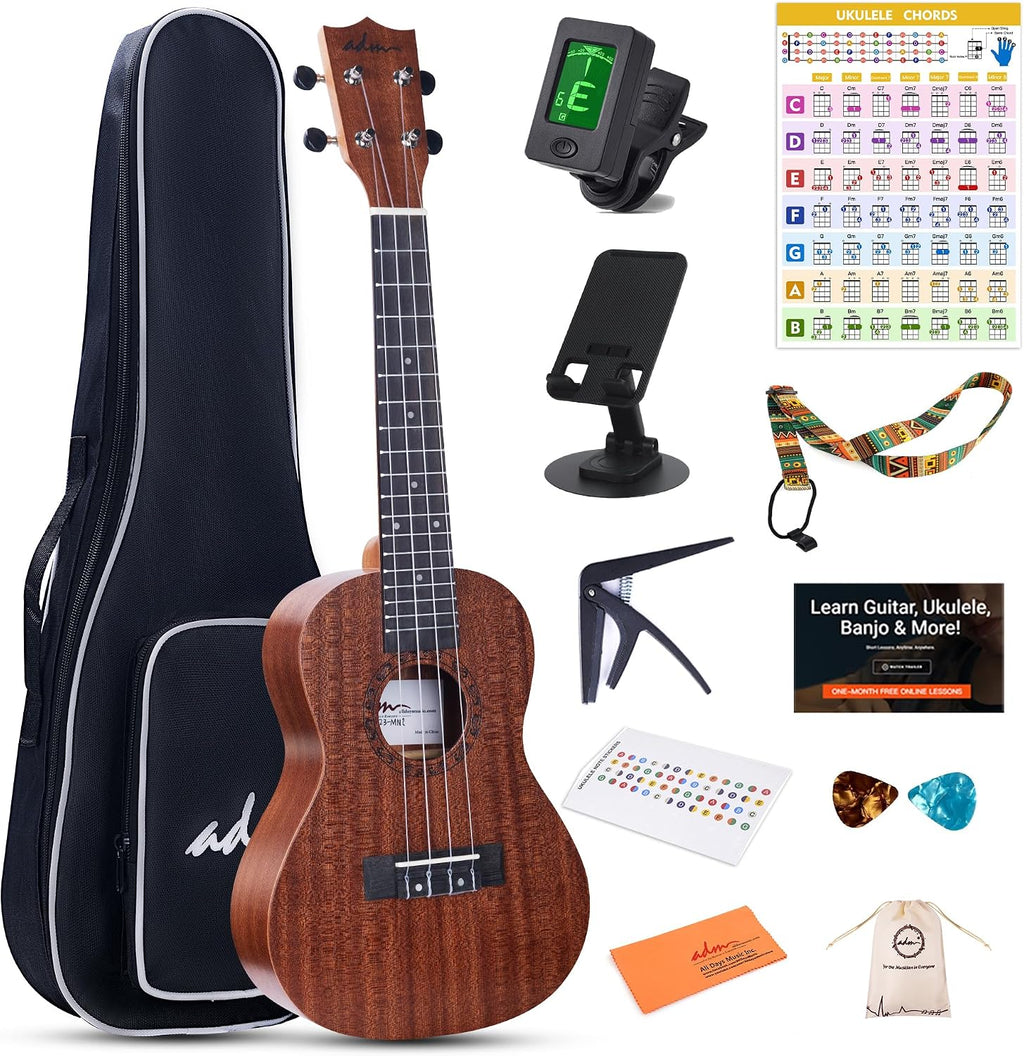 ADM 23 Inch Ukulele Beginner Kit