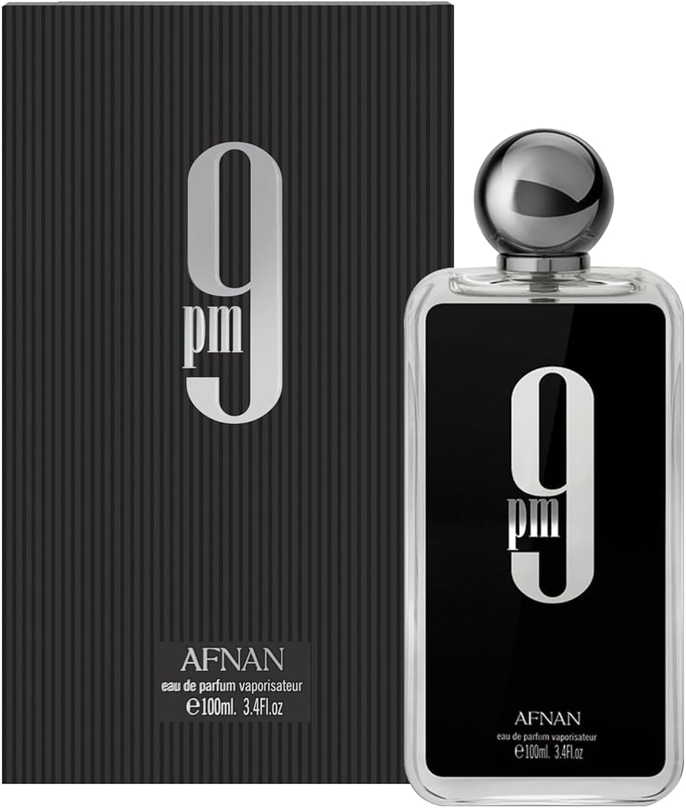Afnan 9 PM for Men Eau de Parfum 3.4 oz - Alternate angle