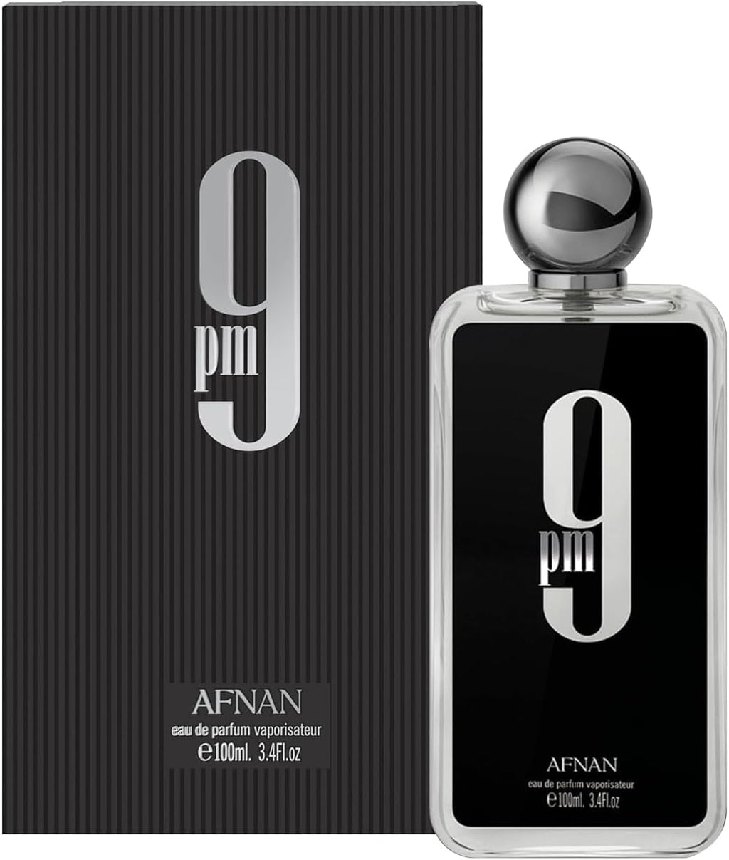 Afnan 9 PM for Men Eau de Parfum 3.4 oz - Alternate angle