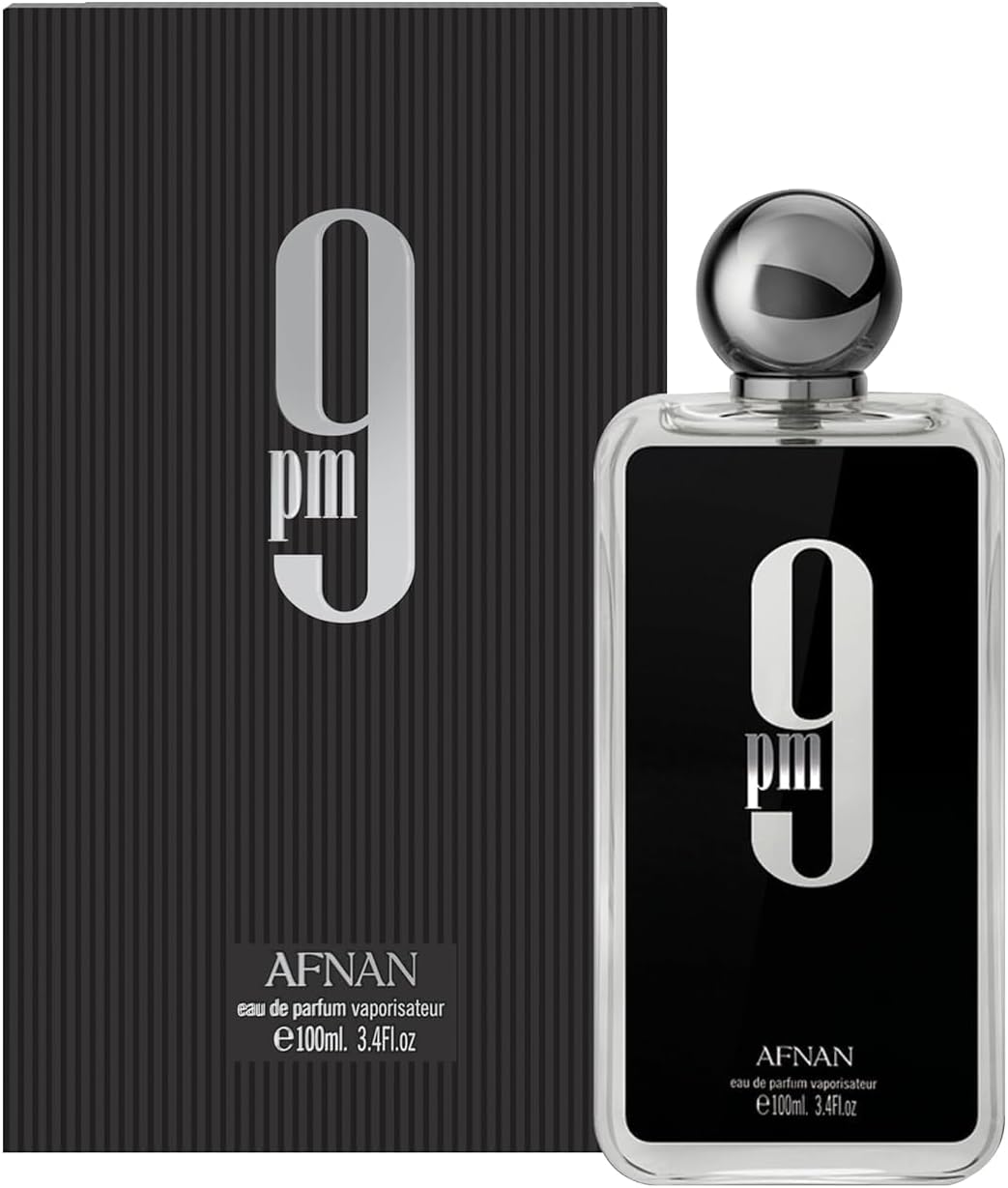 Afnan 9 PM for Men Eau de Parfum 3.4 oz - Alternate angle