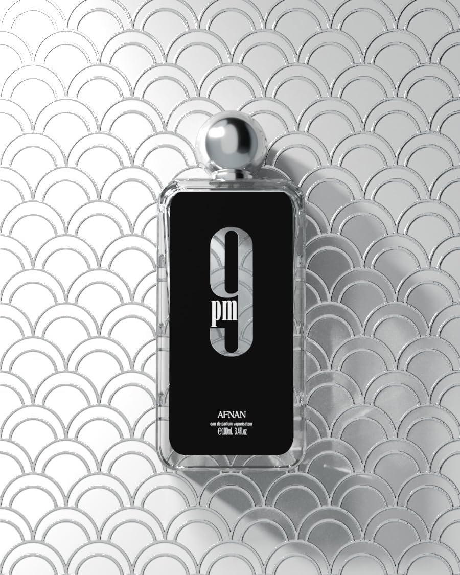 Afnan 9 PM for Men Eau de Parfum 3.4 oz - Close-up