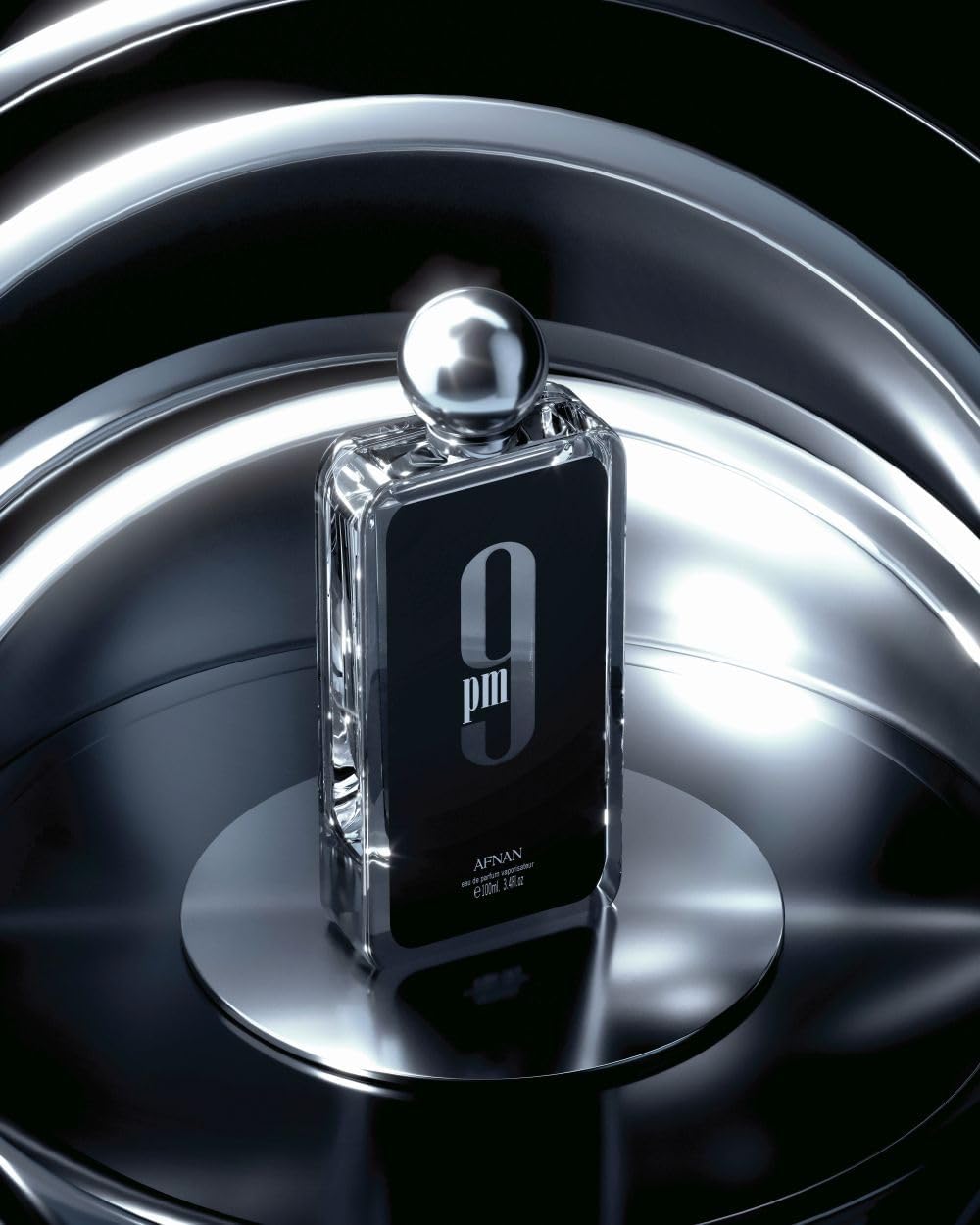 Afnan 9 PM for Men Eau de Parfum 3.4 oz - In use