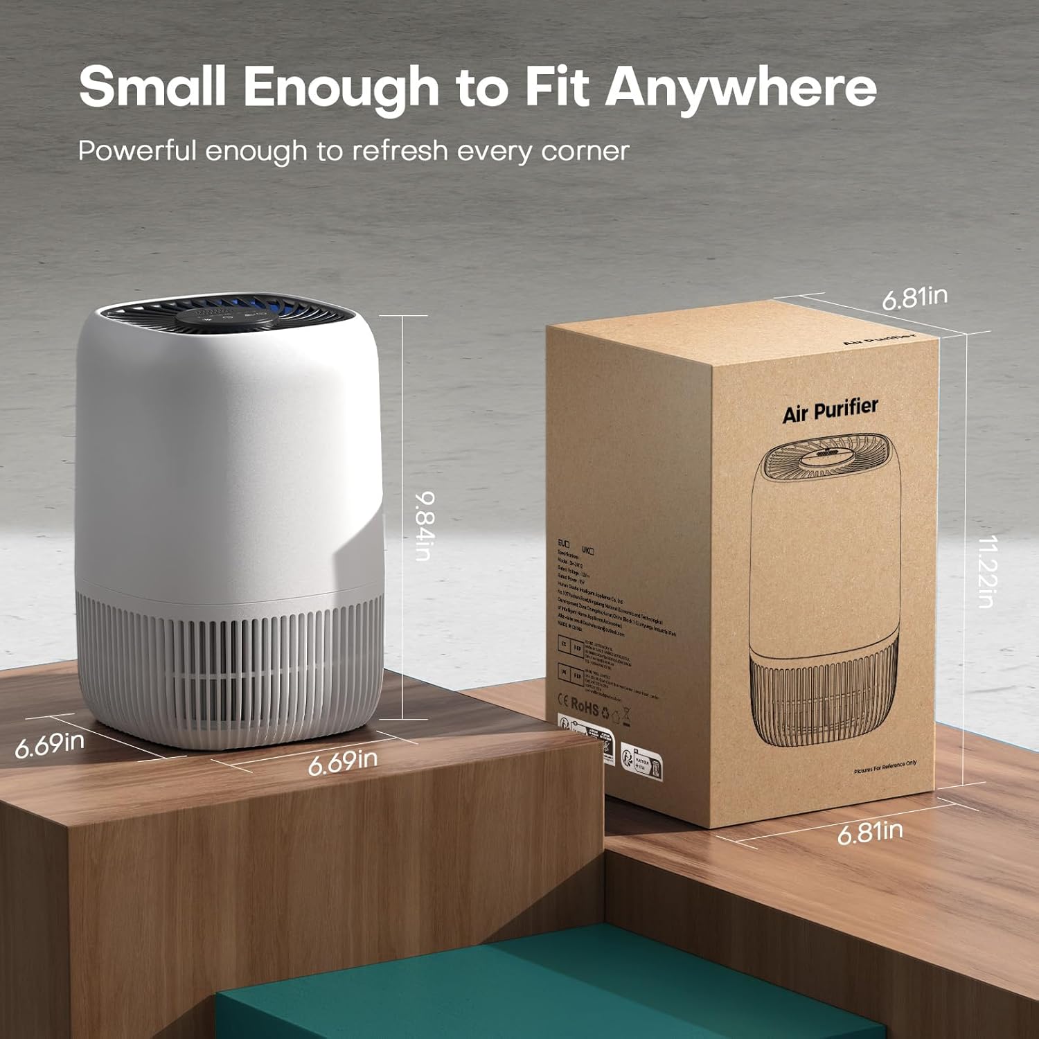 Air Purifier for Home, Covers 1076 Sq Ft - Feature highlight