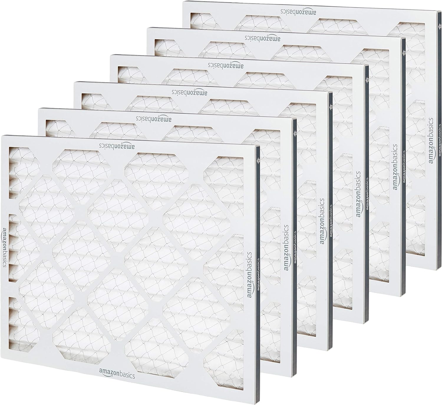 Amazon Basics 16x20x1 MERV 8 Air Filter 6-Pack - Alternate angle