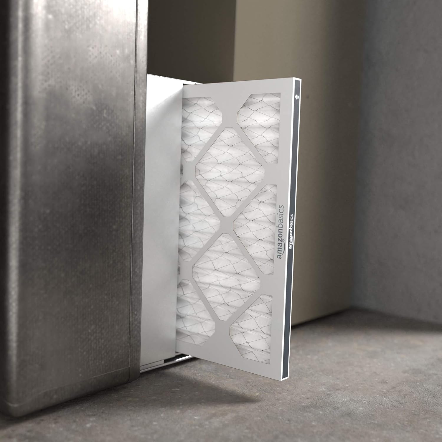 Amazon Basics 16x20x1 MERV 8 Air Filter 6-Pack - In use