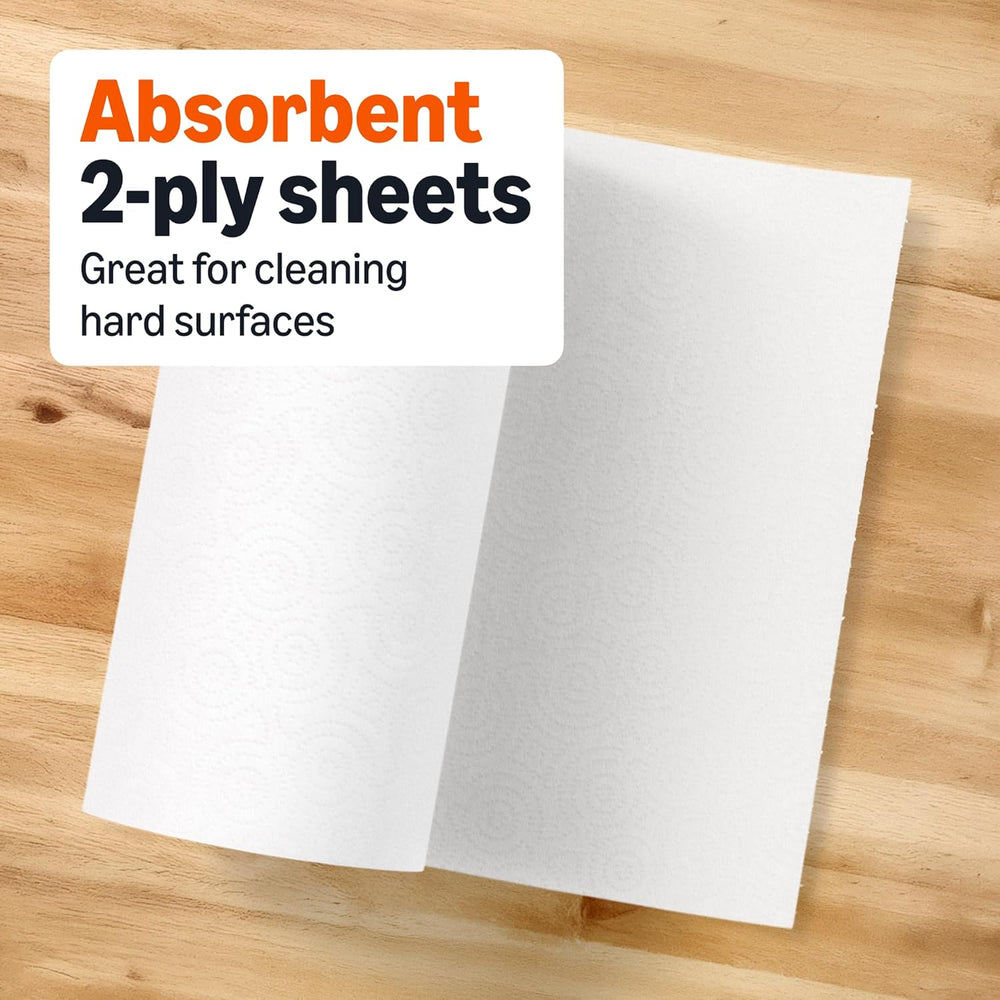 Amazon Basics 2-Ply Paper Towels, 12 Rolls - Alternate angle