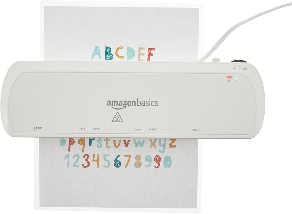 Amazon Basics Laminating Sheets, 200-Pack - Alternate angle