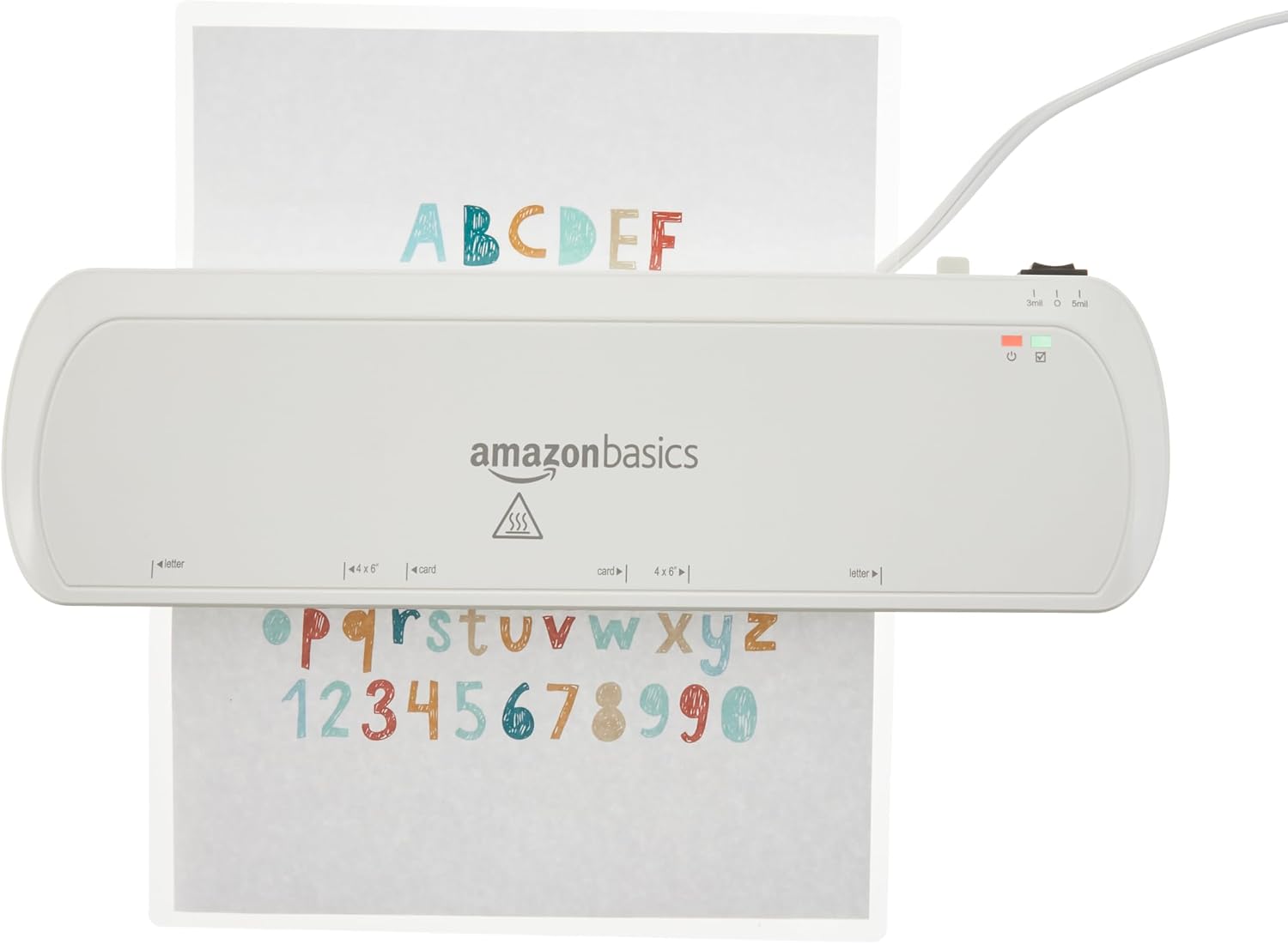 Amazon Basics Laminating Sheets, 200-Pack - Alternate angle