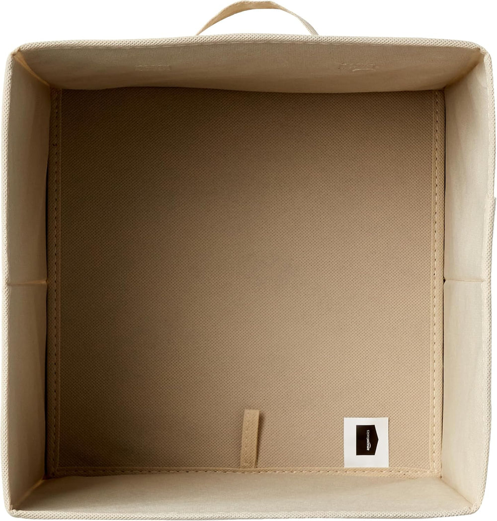 Amazon Basics Storage Cubes, Beige, 6-Pack - Alternate angle
