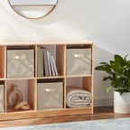 Amazon Basics Storage Cubes, Beige, 6-Pack - Size reference