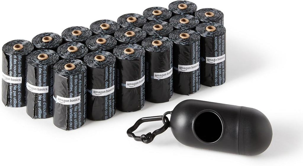Amazon Basics Dog Poop Bags, 300 Count
